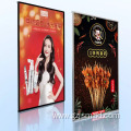 Tempered Glass Built-in Menu Display Light Box